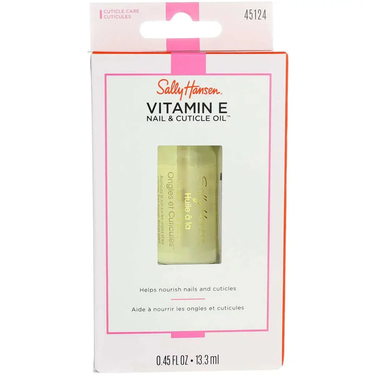 Sally Hansen Vitamin E Nail and Cuticle Oil, 0.45 Oz, 6 Pack