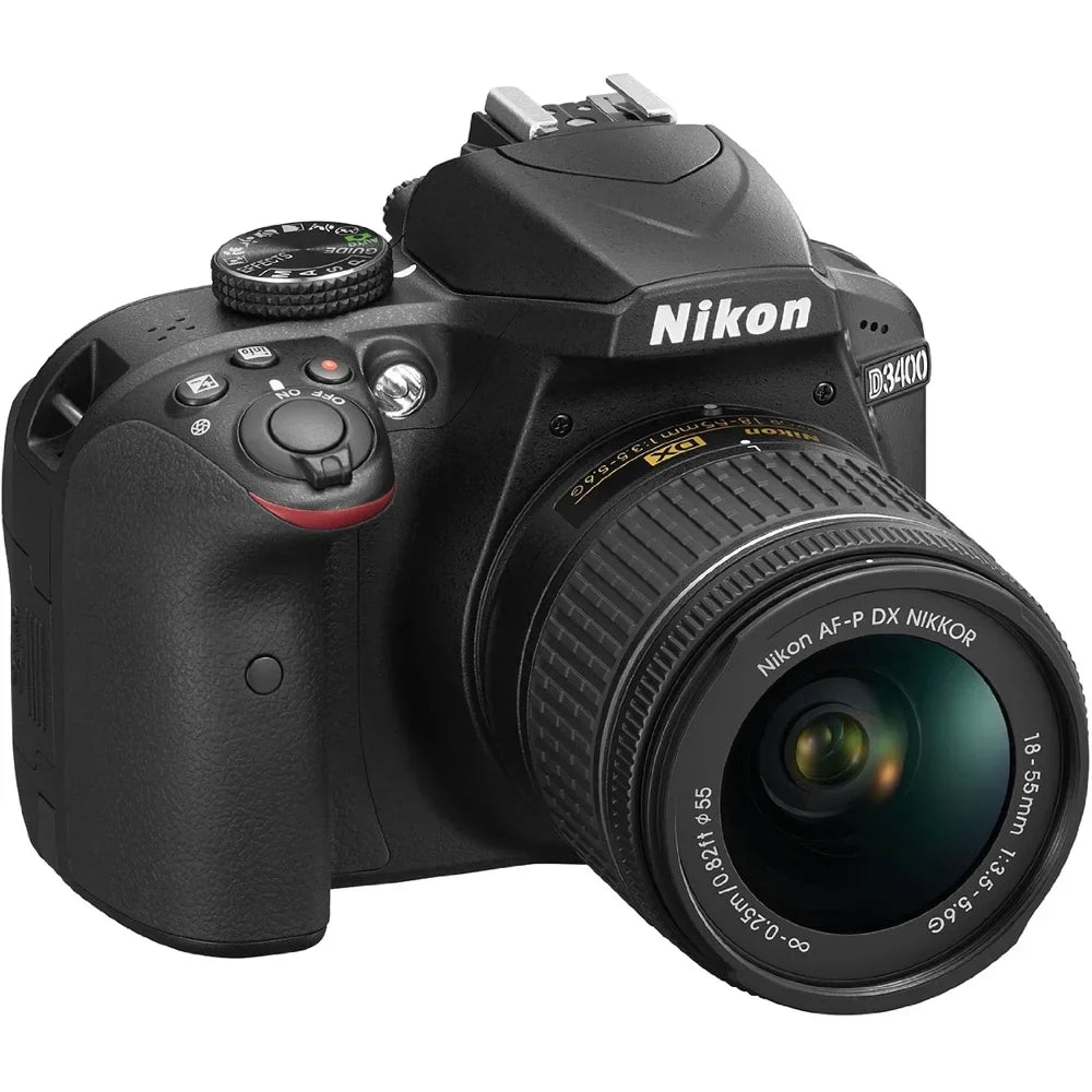 Restored  D3400 24.2 MP DSLR Camera with 18-55mm VR Lens Kit 1571B (Black) (Refurbished)