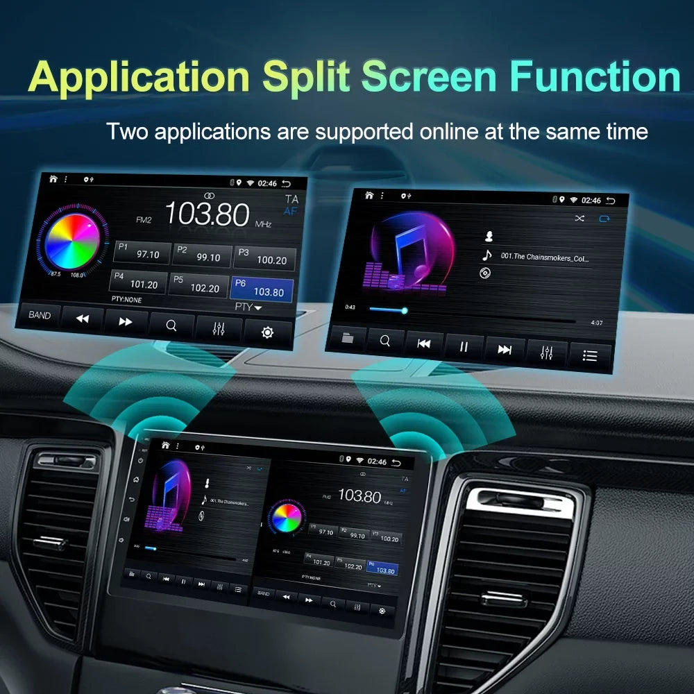 For  Tacoma N300 2016-21 Head Unit Android 13 Radio 4+32GB with Carplay GPS Bluetooth Backup Camera