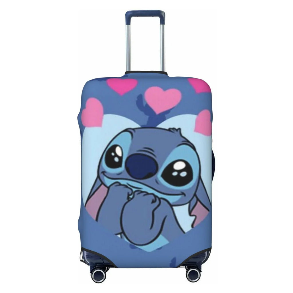 Stitch Heart Protective Suitcase shield Elastic Travel Luggage protector Organizers Fits Large