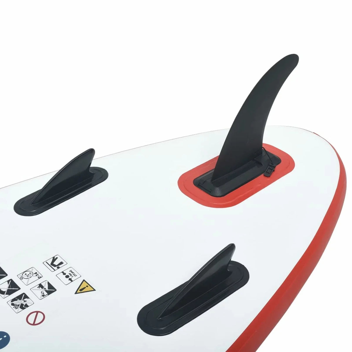 Andoer parcel,Inflatable Red And Set Inflatable Red Paddle Set And White Set Paddle With Aluminum Oar Paddle With Paddle Leash Waterproof - Hand Pump Leash Oar Fin Hand - 153.5" X