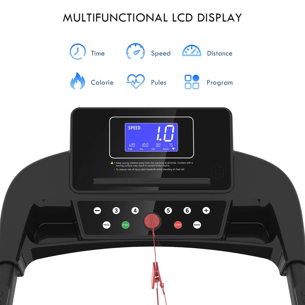 FLIMDER Walking Pad, Sturdy & Durable Under Desk Treadmill, Folding Treadmill with 300LBS Capacity, Beautifully Designed Installation-Free Treadmills for Home Bluetooth Speaker