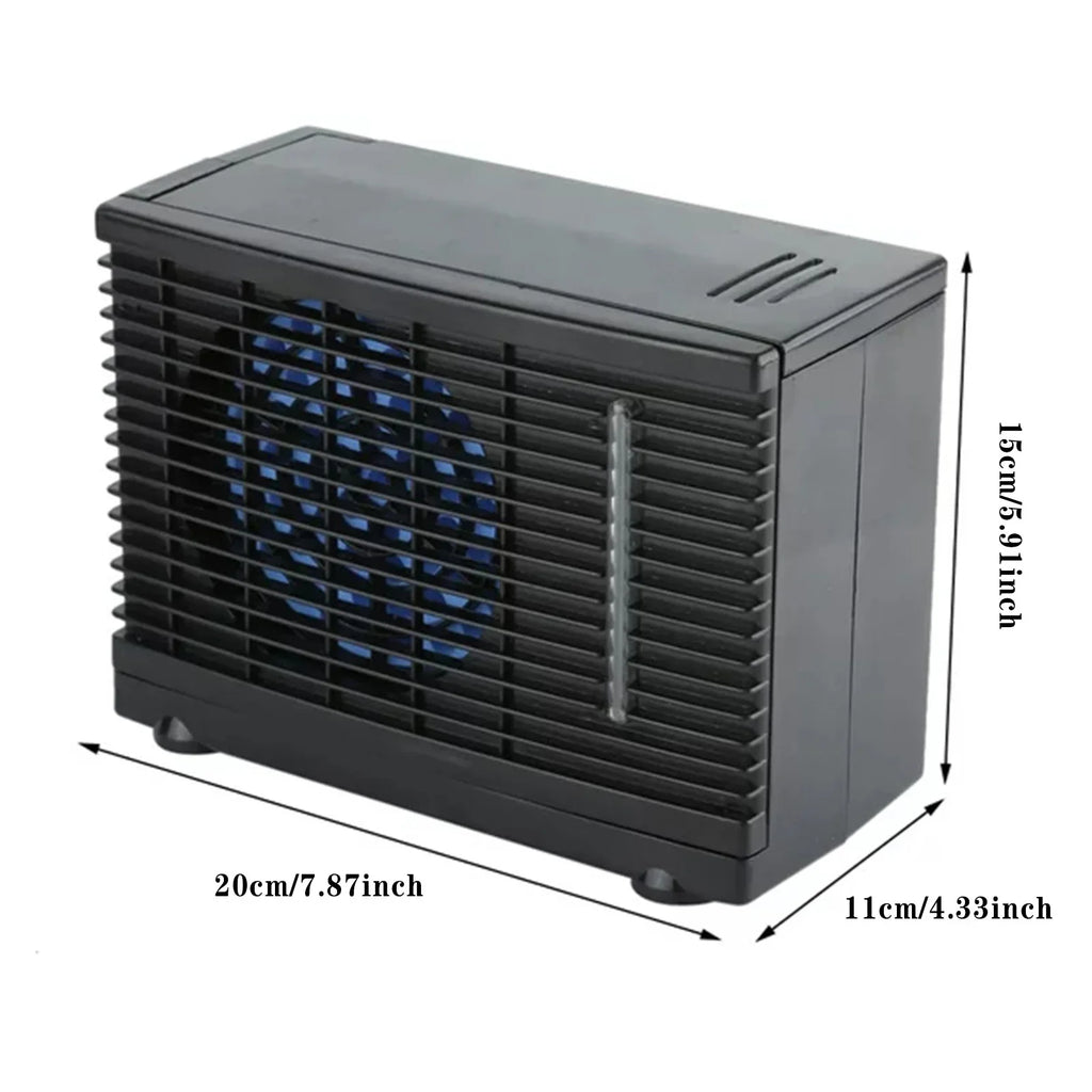 QNFEPKG Car Conditioner Car Condition Portable 12V Car Truck Home Mini Air Conditioner Evaporative aqua Cooler Fan Evaporative Air Conditioner Car Air Conditione