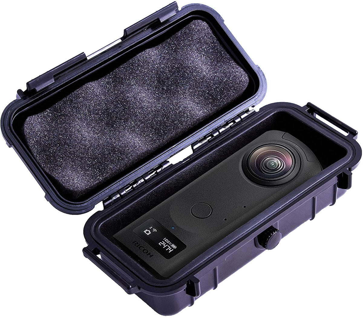 7 inch Waterproof 360 Action Camera Case suitable with Ricoh Theta Z1 360 Degree Camera, Case Only