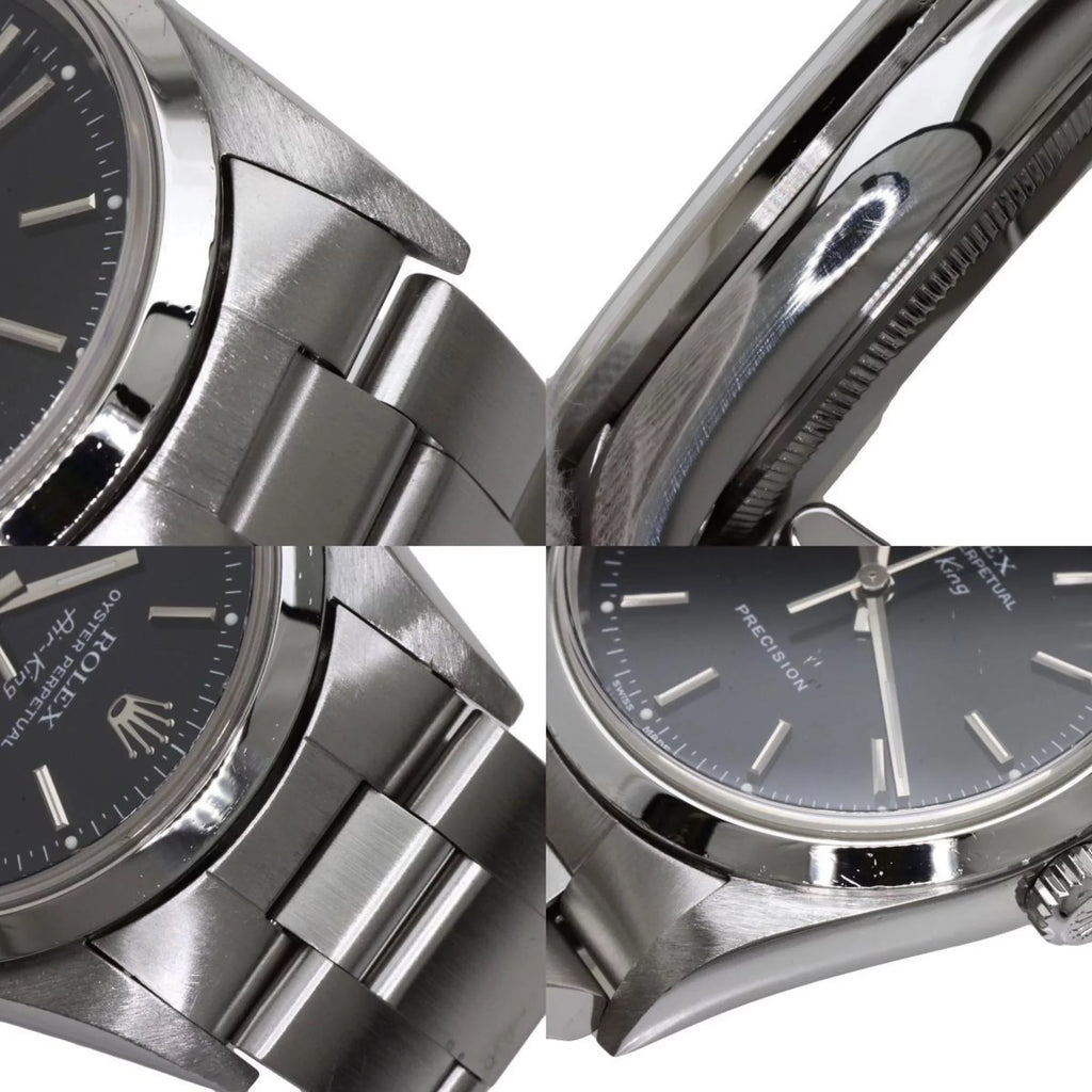 Pre-Owned Rolex 14000M Air King Watch Stainless Steel SS Men's ROLEX (Good)
