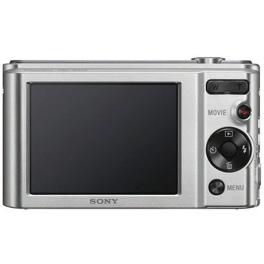 Cyber-shot DSC-W800 Digital Camera (Silver) + Deal-Expo Accessories Bundle