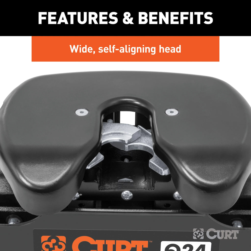 CURT Q24 5th Wheel Hitch with RAM OEM Legs