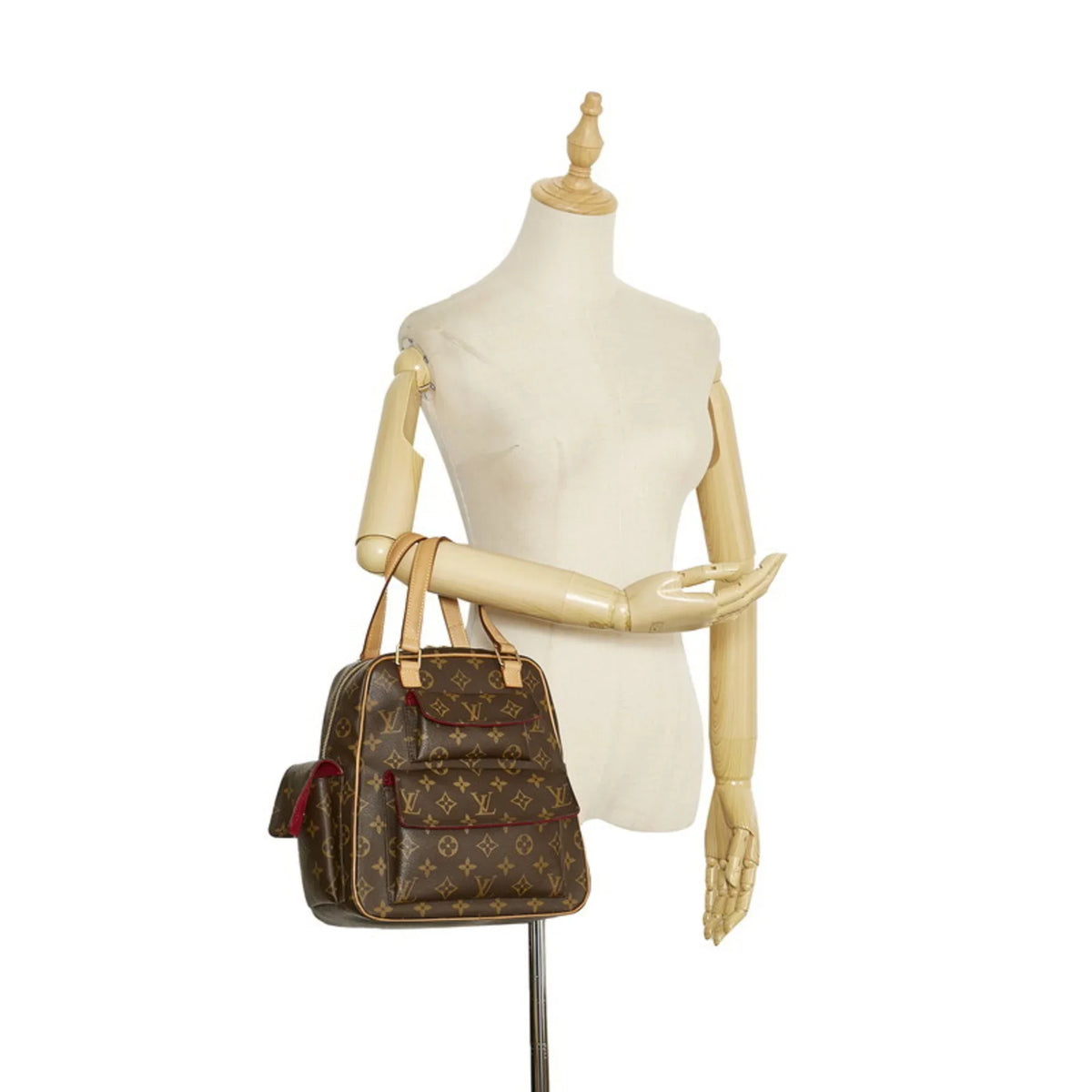 Pre-Owned Louis Vuitton Monogram Exantry Cite Handbag M51161 Brown PVC Leather Ladies LOUIS VUITTON (Good)