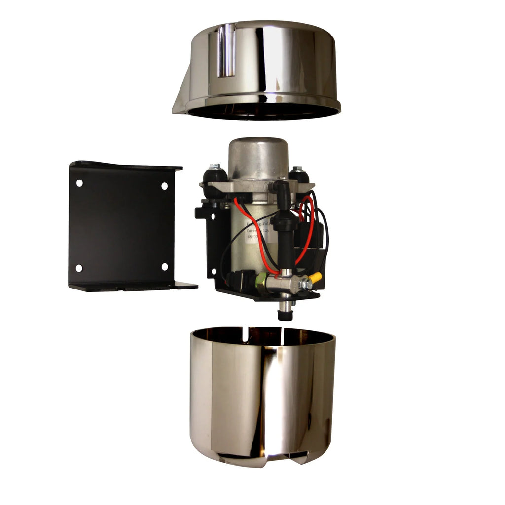Leed Brakes Electric Vacuum Pump Kit - Chrome Bandit Series (VP001C)