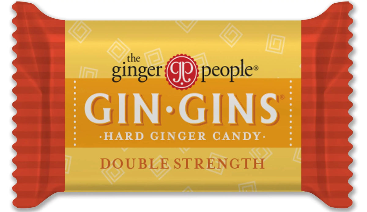 Bulk Candy - Gin Gins Hard Ginger Candy By The Ginger People – Anti-Nausea And Digestion Aid, Individually Wrapped Healthy Candy - Double Strength Ginger Flavor, Bulk 11 Lb Bag (176 Oz)