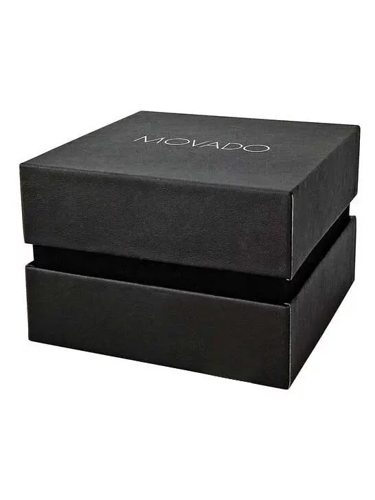 Movado Sapphire Museum 26mm Steel Grey MOP Dial Ladies Quartz Watch 0607048