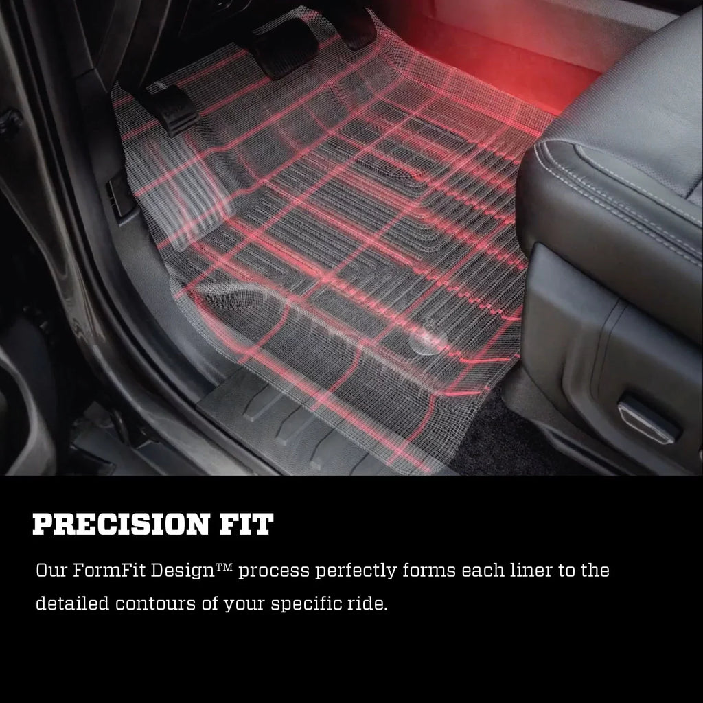 Husky by RealTruck 3rd Seat Floor Liner appropriate with 17-18 Pacifica matching with select: 2017-2021 Chrysler Pacifica Touring L, 2020-2021 Chrysler Voyager