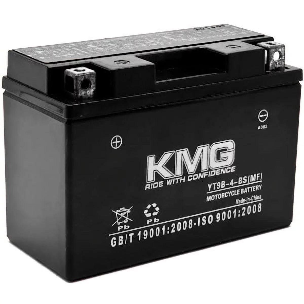 KMG YT9B-4-BS Battery appropriate with Yamaha 700 YFM70R Raptor 2006-2012 Sealed Maintenance Free 12V Battery High Performance SMF OEM Replacement Powersport Motorcycle ATV Snowmobile Watercraft