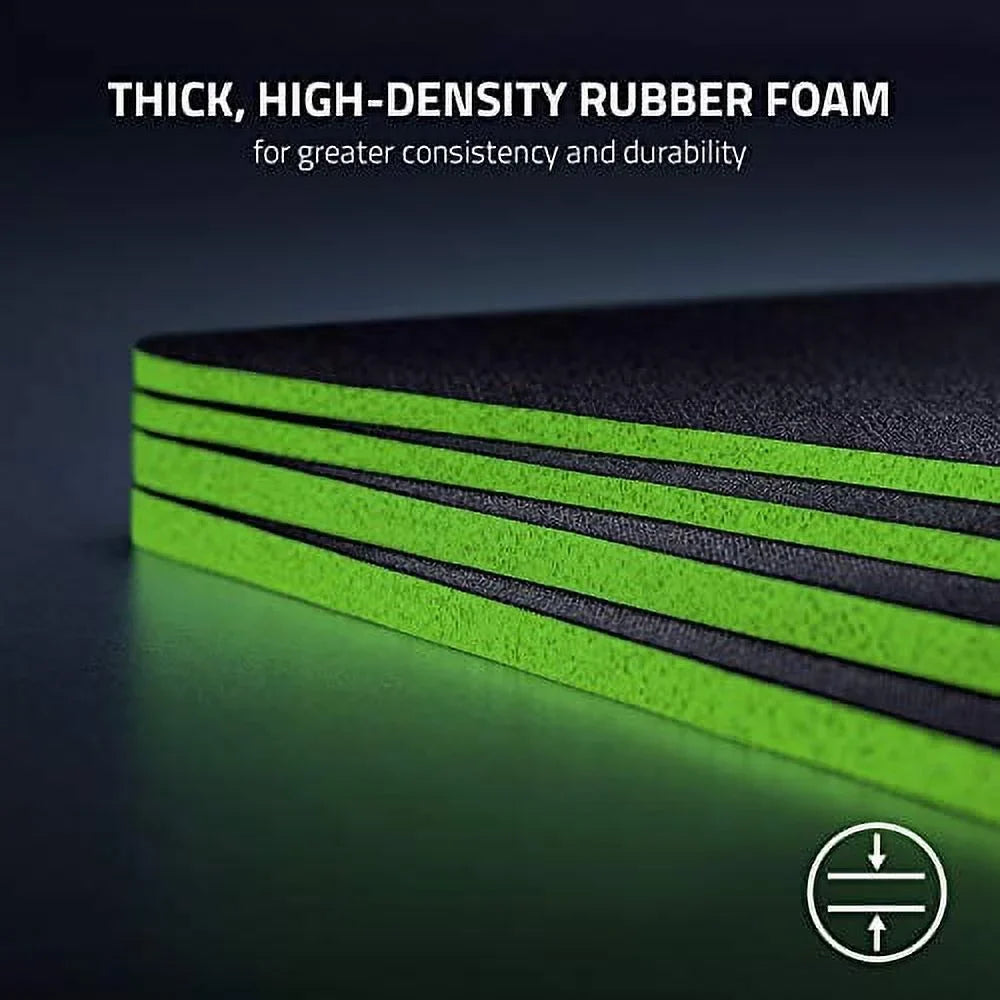 Gigantus v2 Cloth Gaming Mouse Pad (Medium): Thick, High-Density Foam - Non-Slip Base - Classic Black