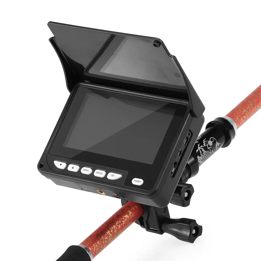 moobody 4.3 Inch Portable Underwater Fishing Camera Fish Finder Waterproof Night Vision Ice ship Fishing Camera 20M Cable with Carry Bag