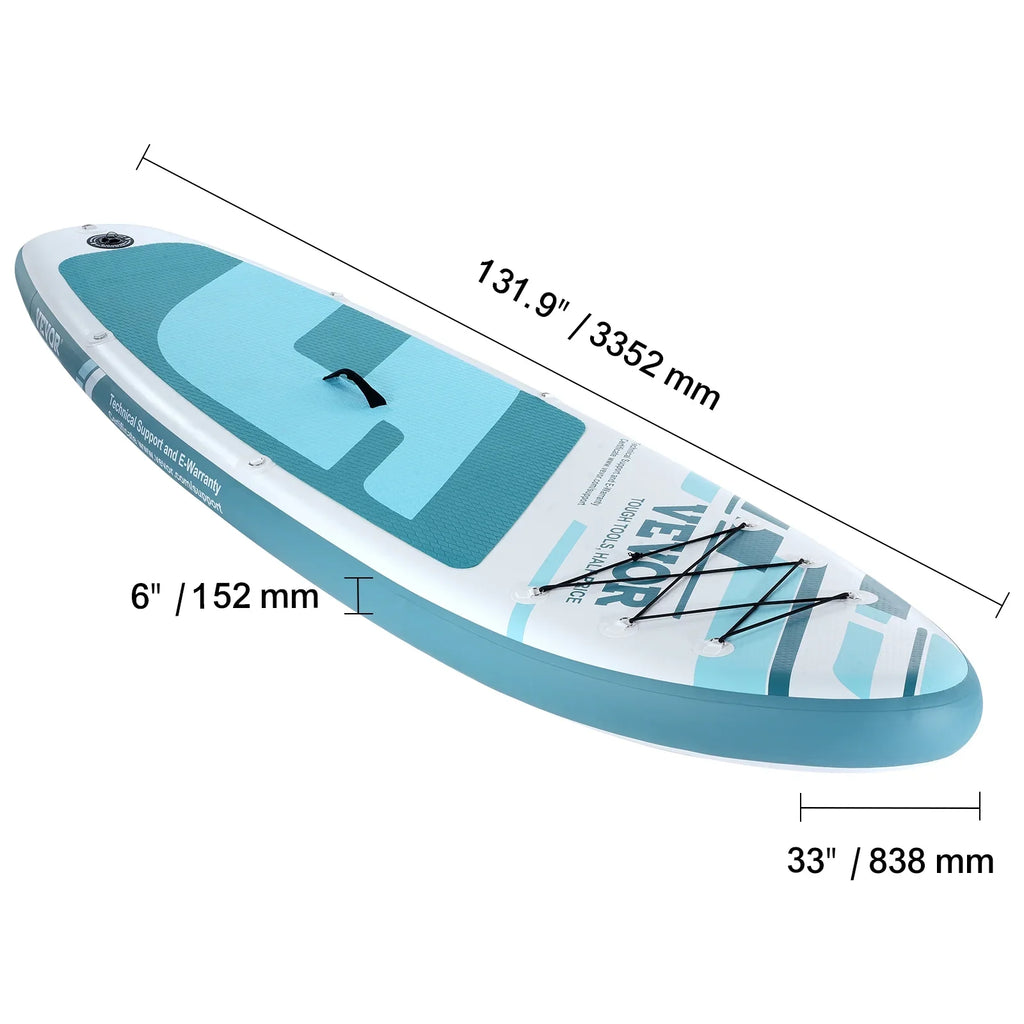 SKYSHALO 11' Sup  Inflatable Stand Up Paddle Board Surf Board with Paddle Accessory