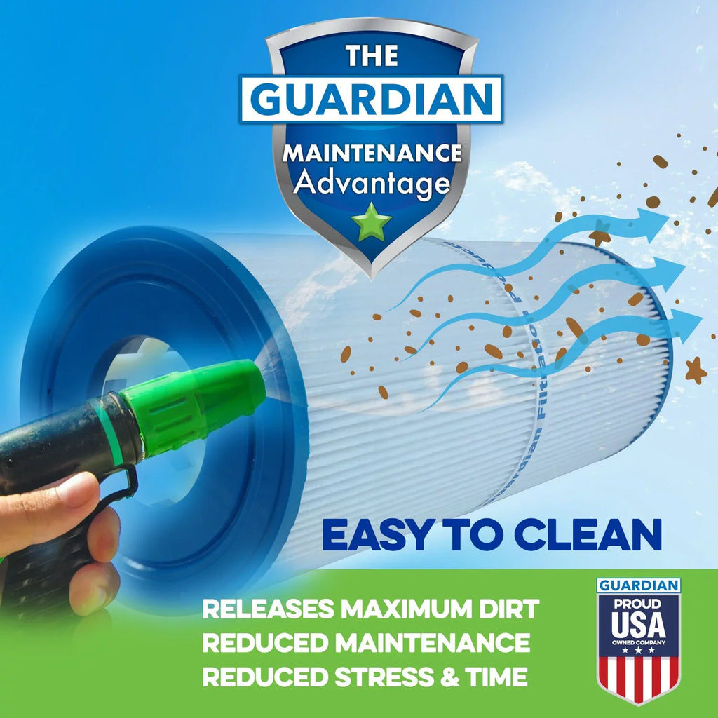 Guardian Filtration Products Pool/Spa Filter 5H7-180-02 2-Pack, Replaces PAS35P, FC-0300, 5CH-35