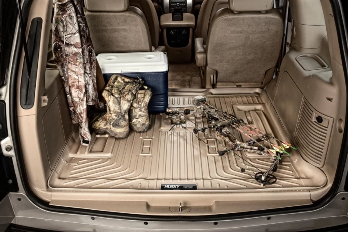 Husky by RealTruck Weatherbeater Series Cargo Liner Tan appropriate with 08-12  Escape, 08-11 Mazda Tribute, 08-10 Mazda Tribute, 08-11 Mercury Mariner