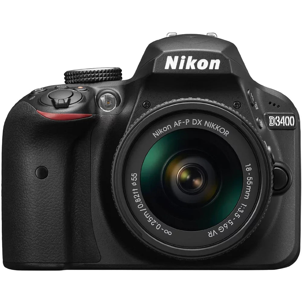 Restored  D3400 24.2 MP DSLR Camera with 18-55mm VR Lens Kit 1571B (Black) (Refurbished)