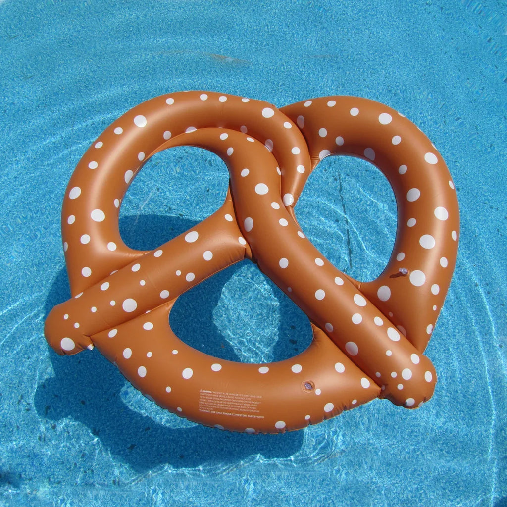 Giant 48" Inflatable Pretzel Swim Pool aqua Float Blow Up Toy Party Decoration Novelty Raft