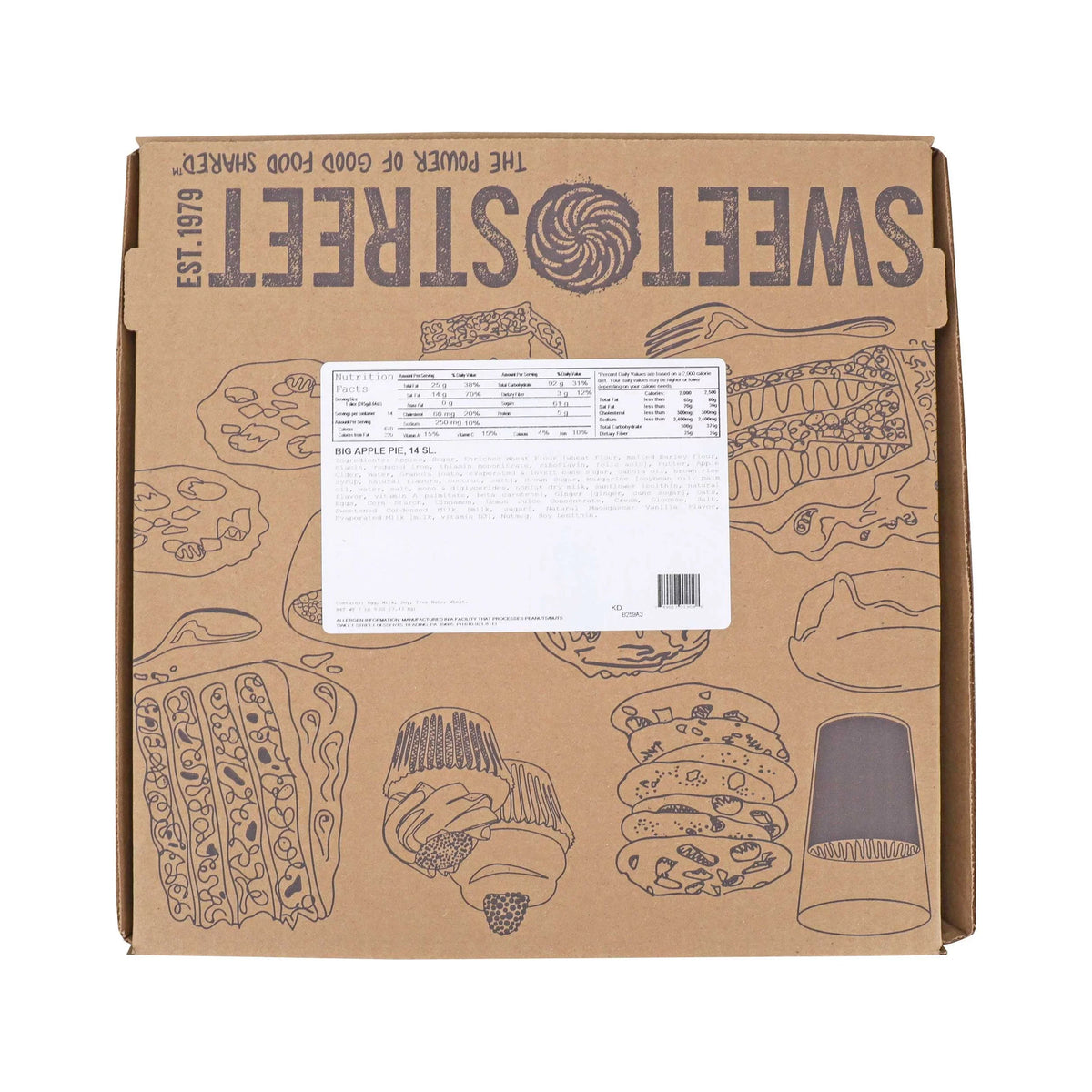 Sweet Street 10 inch Round 14 Slice  Pie, 7.56 Pound -- 2 per case.