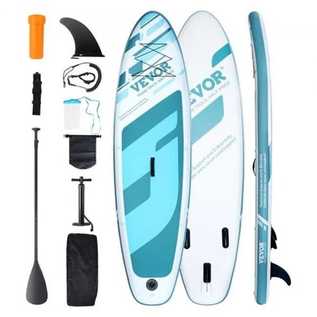 Inflatable Stand Up Sup Paddle Board with Paddle Accessory. Vevor  10 ft