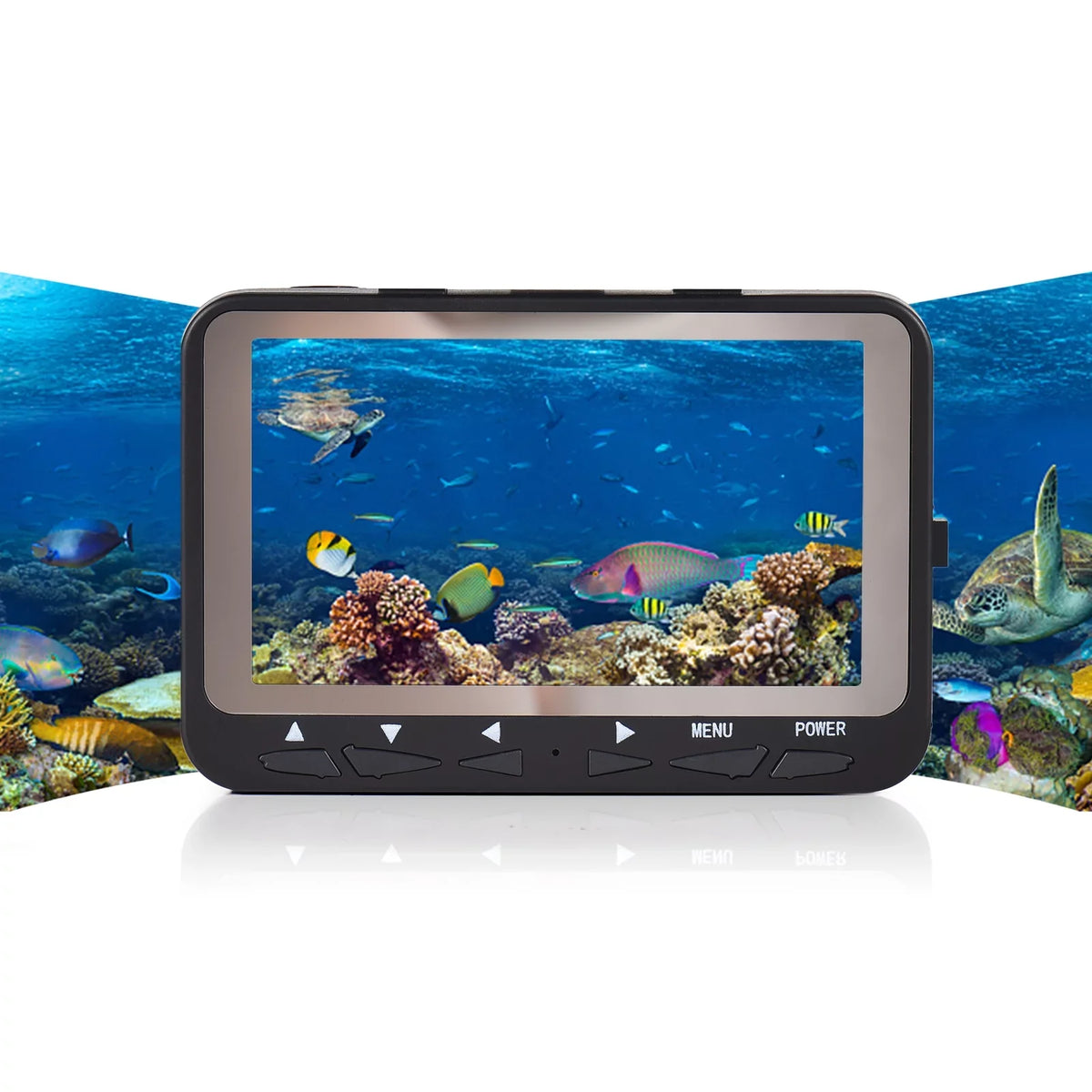 Arealer 15M/30M 1200TVL Underwater Fishing Camera Fish Finder 4.3'' LCD8PCS IR LED Night Vision Camera for Ice ship Fishing