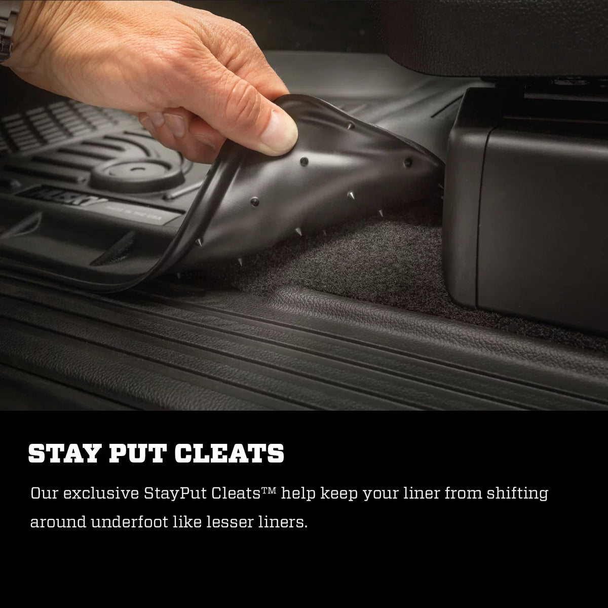 Husky by RealTruck 3rd Seat Floor Liner appropriate with 17-18 Pacifica matching with select: 2017-2021 Chrysler Pacifica Touring L, 2020-2021 Chrysler Voyager