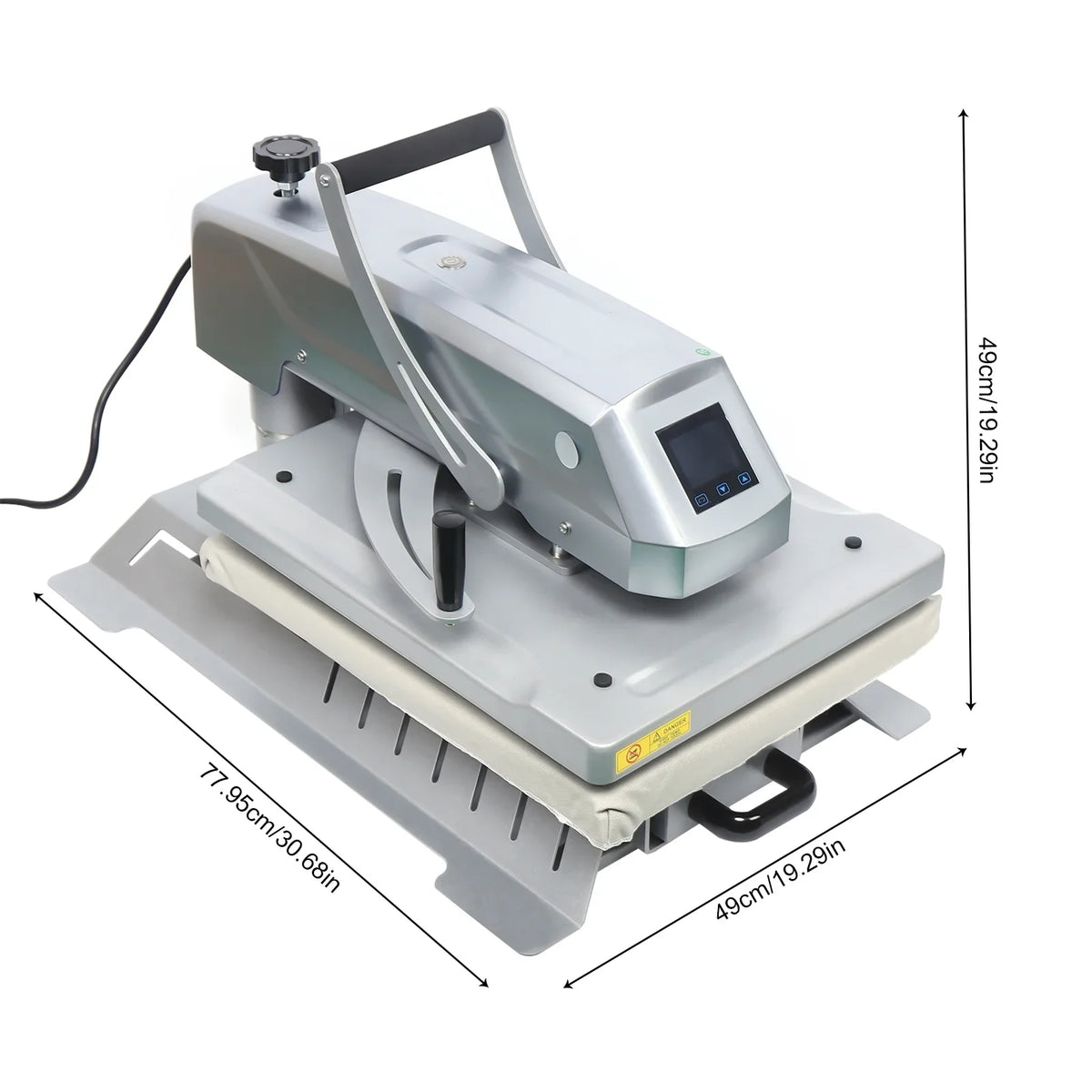 Aiqidi 3 in 1 Combo T-Shirt Heat Press Transfer Machine 16x20 Inch Swing Away Heat Transfer Sublimation Machine Clothing Printing Machine 1600W