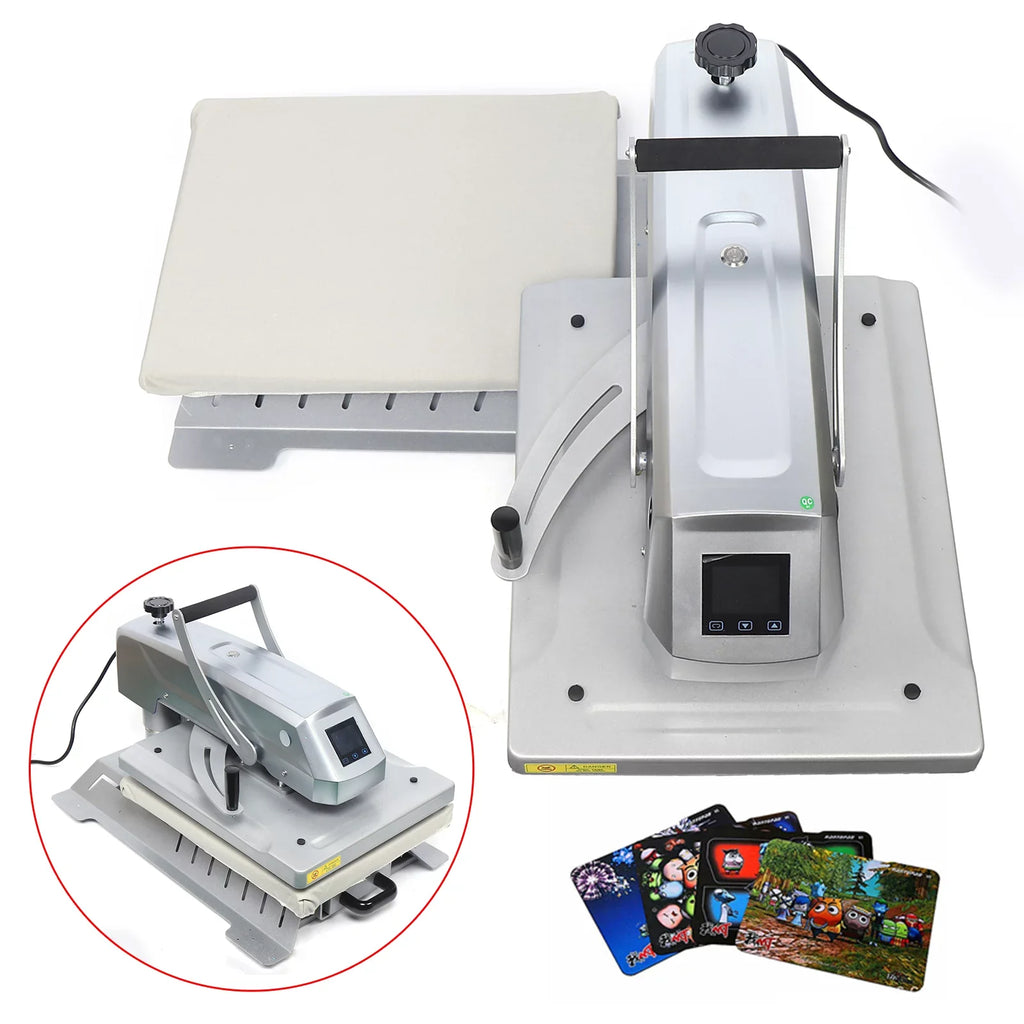 Aiqidi 3 in 1 Combo T-Shirt Heat Press Transfer Machine 16x20 Inch Swing Away Heat Transfer Sublimation Machine Clothing Printing Machine 1600W