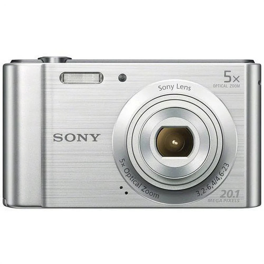 Cyber-shot DSC-W800 Digital Camera (Silver) + Deal-Expo Accessories Bundle