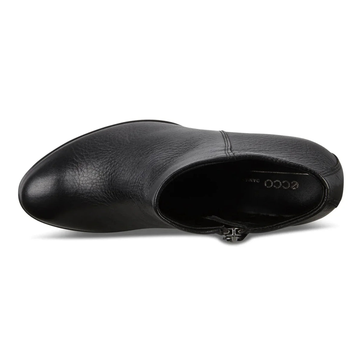 Ecco Women's Black Leather Western liquid impervious Ankle Booties