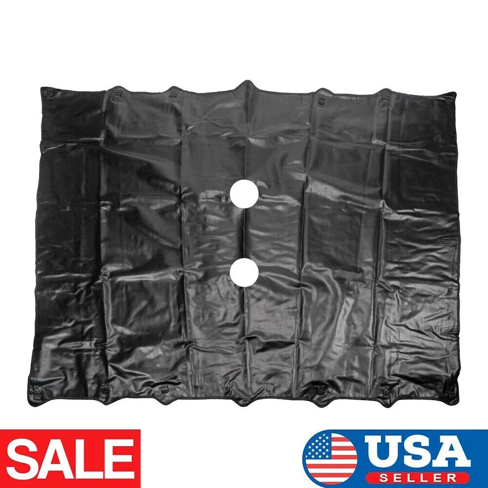 Paddsun For Jeep Wrangler JK JKU 07-2018 Waterproof Leather Sunshade Top Roof wrap