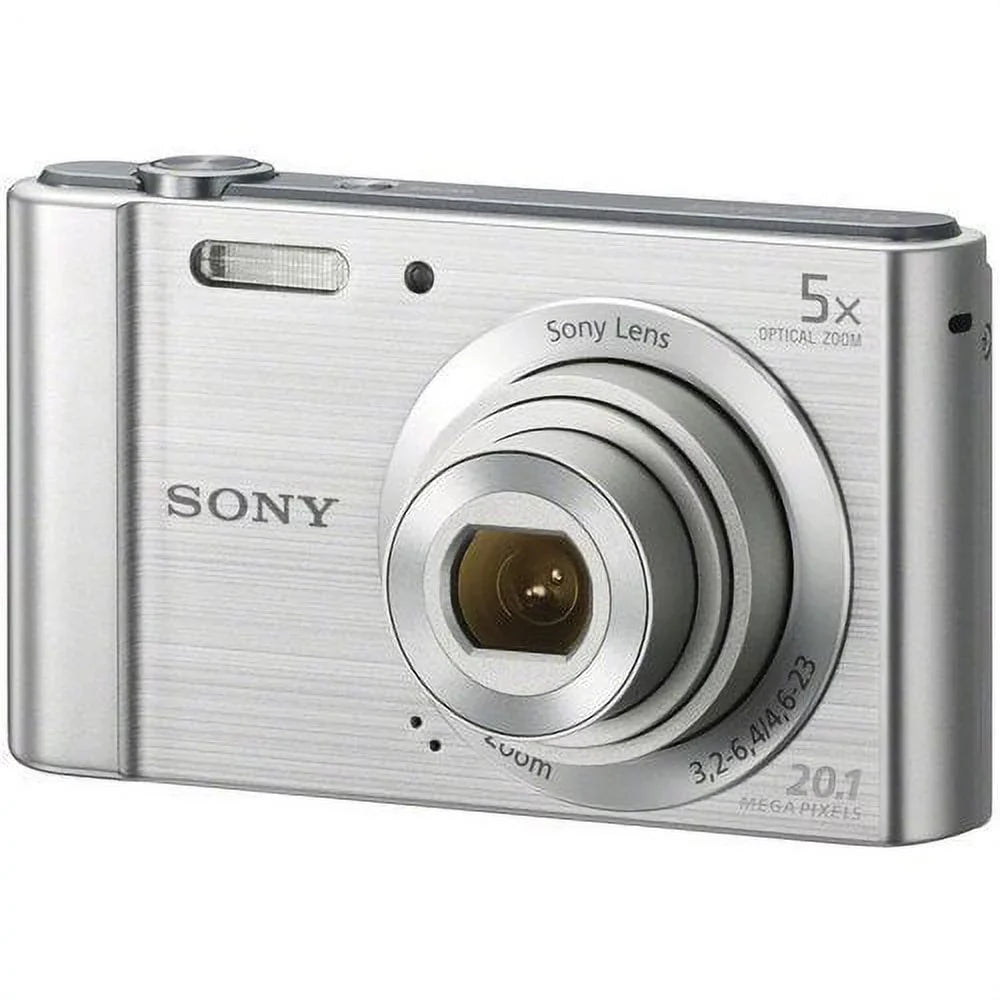 Cyber-shot DSC-W800 Digital Camera (Silver) + Deal-Expo Accessories Bundle