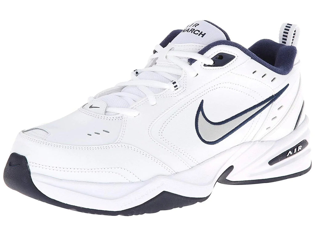 Mens Air Monarch Iv Low Top Lace Up Trail Running Shoes, White, Size 11.0