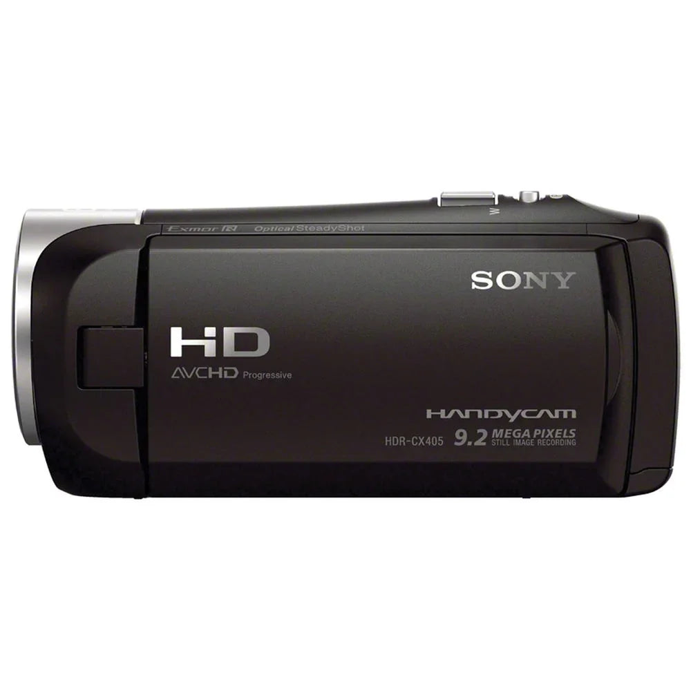 HDR-CX405 HD Handycam + Extra Battery + Flash - 64GB Kit