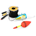 1200TVL Underwater Fishing 24 LEDs Waterproof Fish Shape ship Ice Fishing Accessories with 15m30m50m Cable