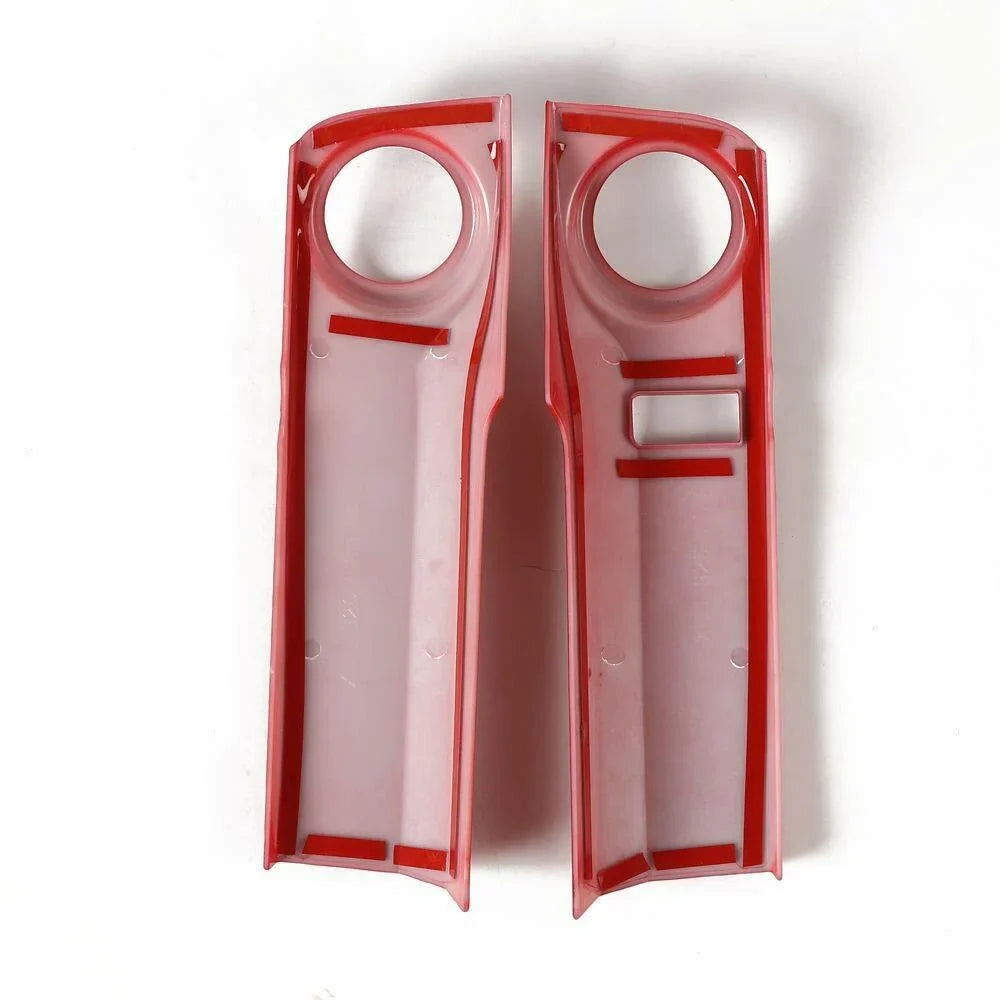 Teledu 2pcs Air Conditioner Console Switch Decor wrap Trim 4Runner Red