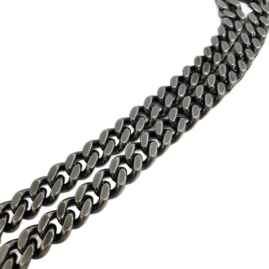 Pre-Owned CHANEL Bubble Quilt Chain Shoulder Coco Mark Handbag Black Women's Z0005974 (Fair)