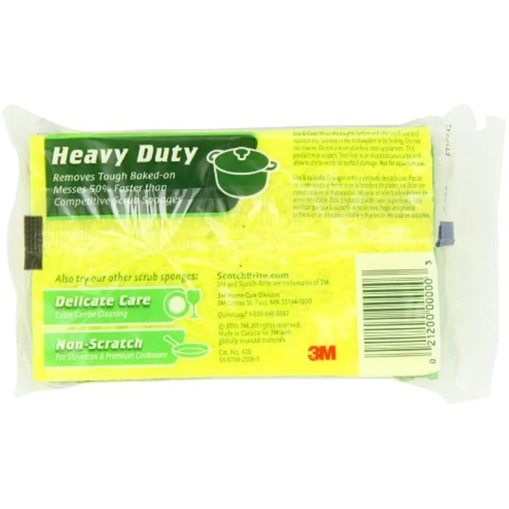 Scotch-Brite Heavy Duty Scrub Sponge, 21 Sponges Total