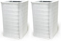 Nispira Collapsible True HEPA Particle Activated Charcoal Filter Replacement suitable with Blueair Blue Pure 121 Large Air Purifier 620 SQ.FT | Remove Smoke VOCs | 2 Pack