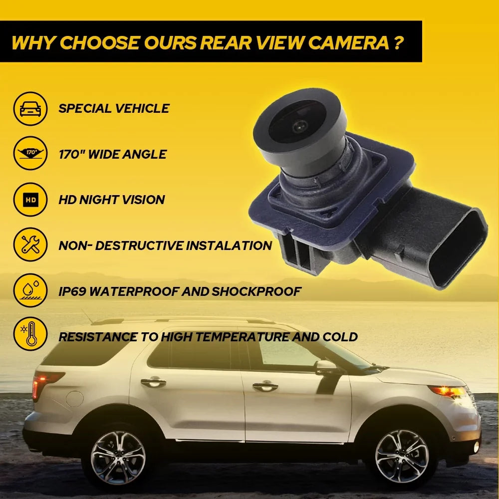 Rear View Backup Parking Camera Fit For 2011-2015  Explorer