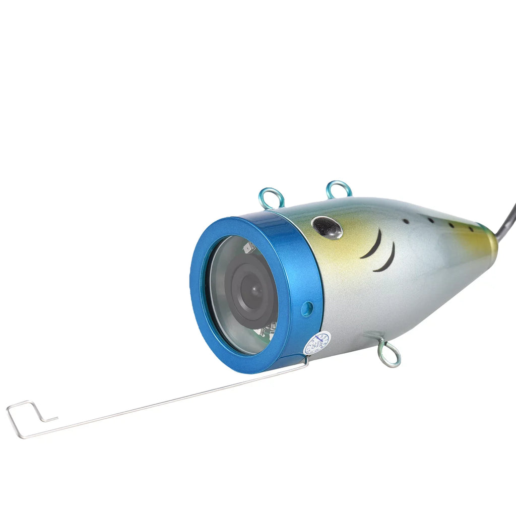 Dcenta Underwater Fishing Camera 12 IR LED Lights Waterproof Fishing Camera with 15M/30M/50M Cable for Fish Finder