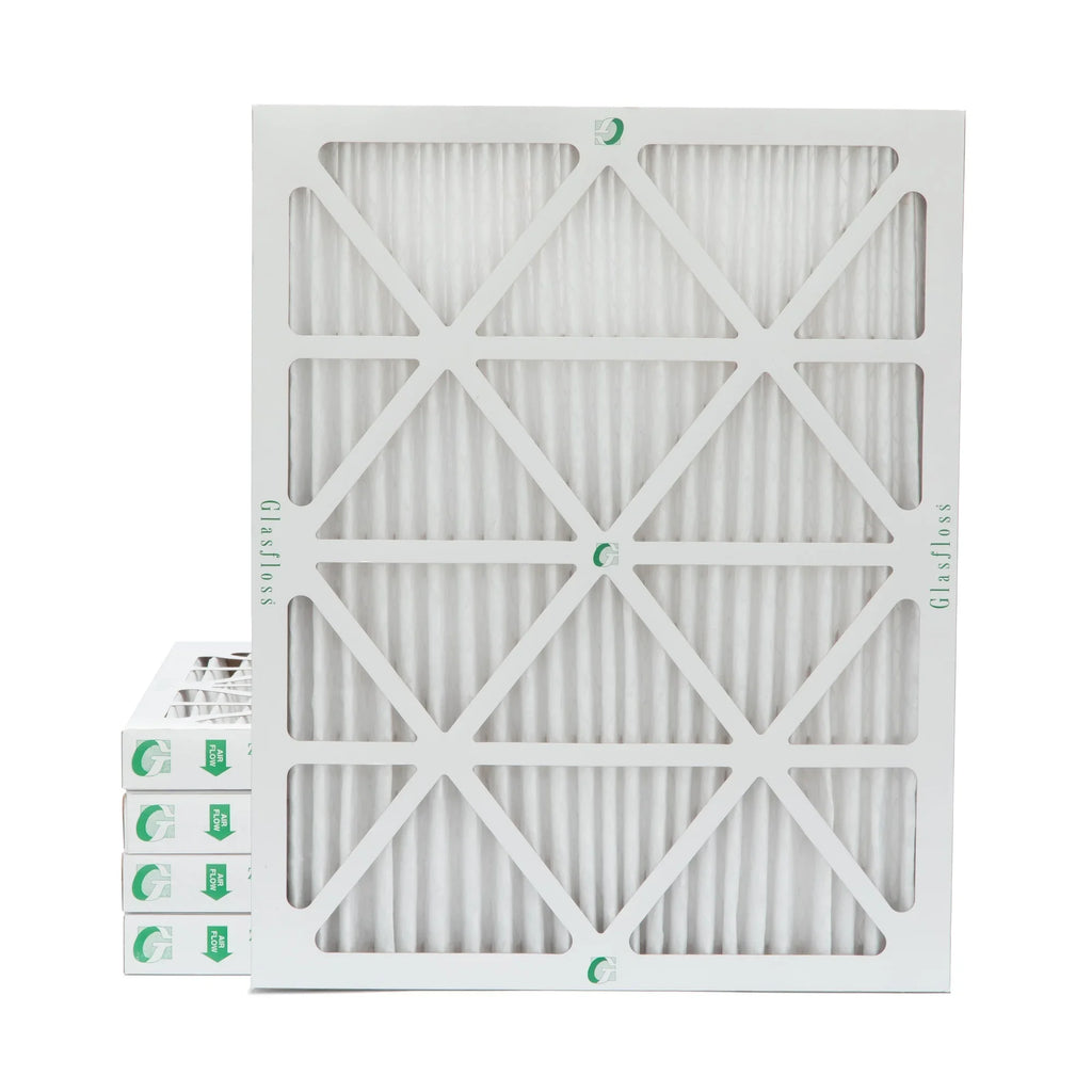 ( Quantity 5 ) Exact Size: 15-1/2 x 19-1/2 x 1-3/4. 16x20x2 MERV 10 Pleated HVAC Air Filters by Glasfloss