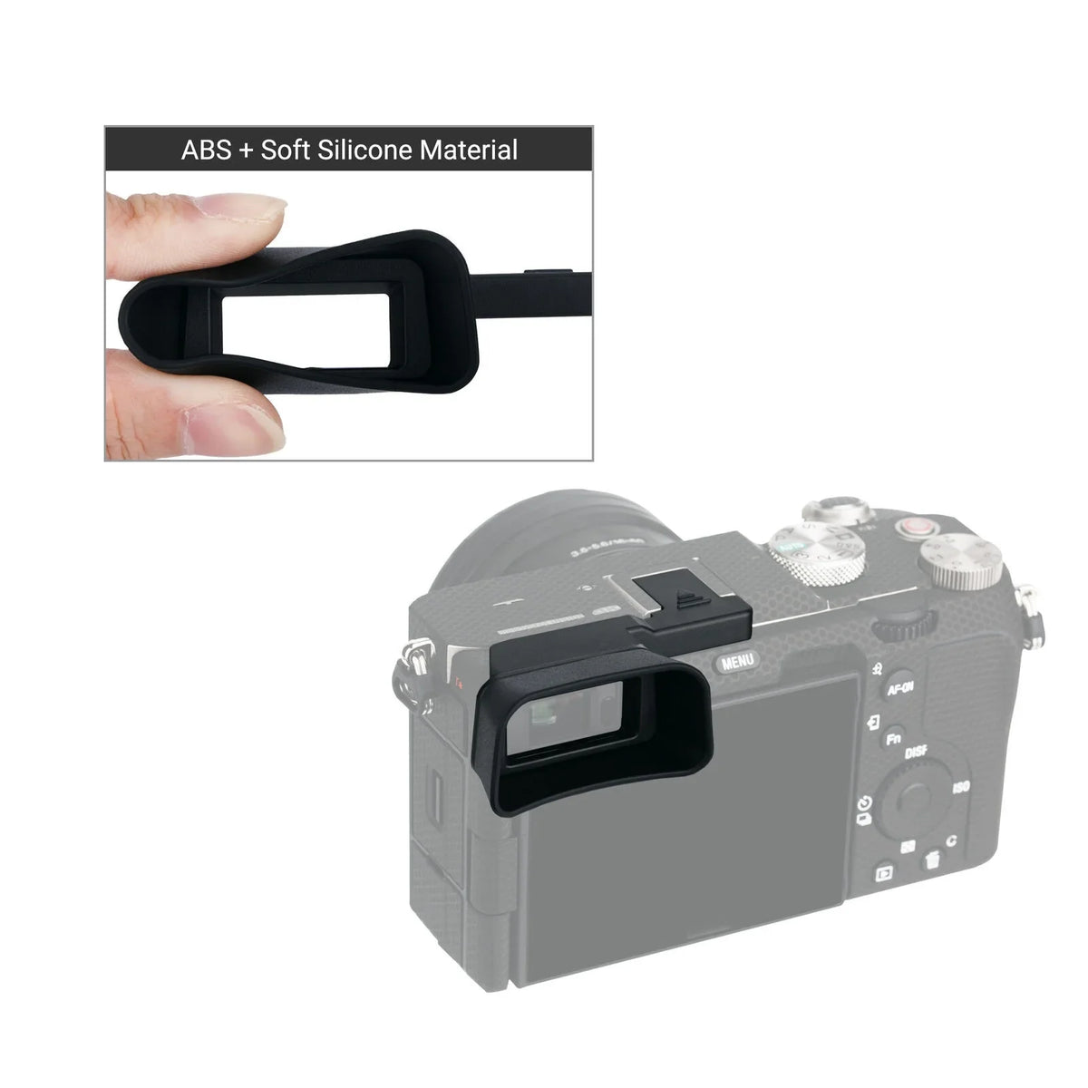Extend Camera Eyecup Eyepiece Viewfinder for  A7C Alpha 7C ILCE-7C