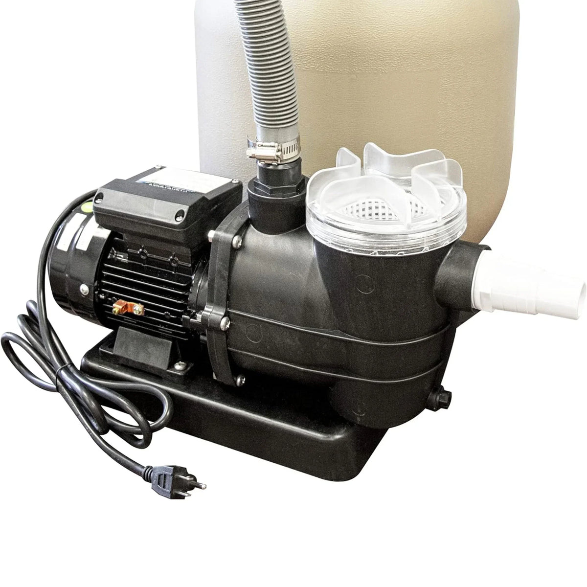 HYDROTOOLS By SWIMLINE 714061 Hydro-Flo 0.35  (0.45 THP) 2400 GPH ABOVE GROUND Powerful Pool Pump 1 Speed Extra Large Strainer Basket Vertical Discharge 115V Energy Saving Silent Noise DOE Certified