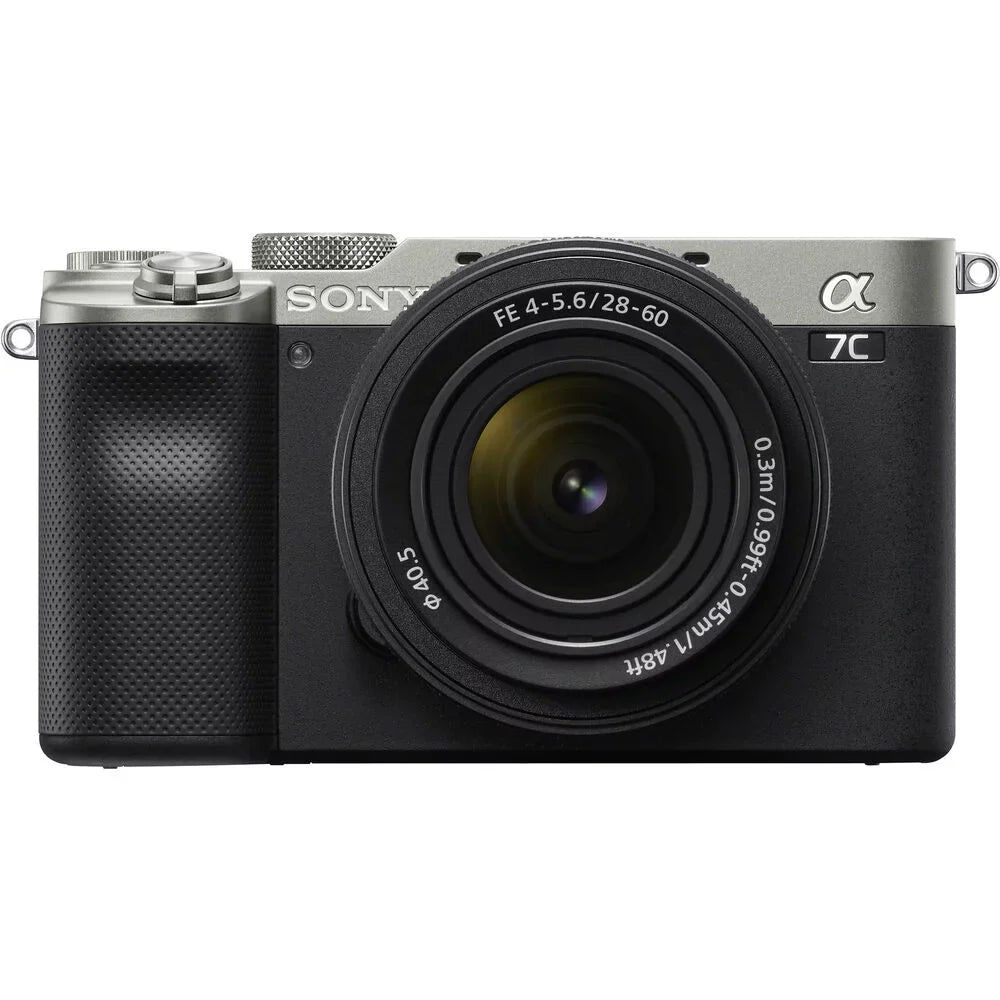 a7C Mirrorless Camera with 28-60mm Lens (Silver) - ILCE7CL/S