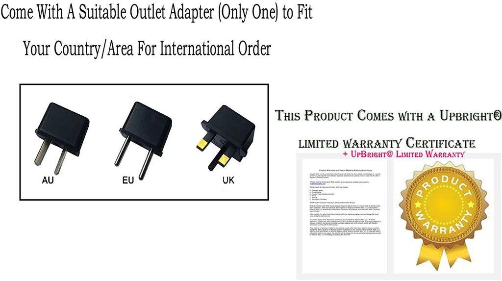 UpBright AC Adapter suitable with Designs for Vision LED Day Lite HDI DayLite DVI-LEDSC DVI-LEDSR DVI-LEDDC 7.4VDC 7.4V Li-Ion Battery Charger 4912-0000-2019 Cell-Con 2240 8.4V DC Power Supply Cord