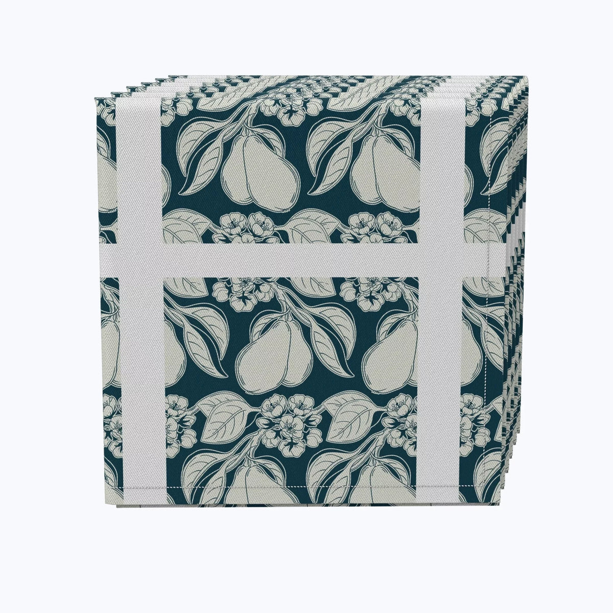 Napkin Set of 4, 100% Cotton, 20x20", Floral 98 - 20 x 20. Fabric Textile Products, Inc