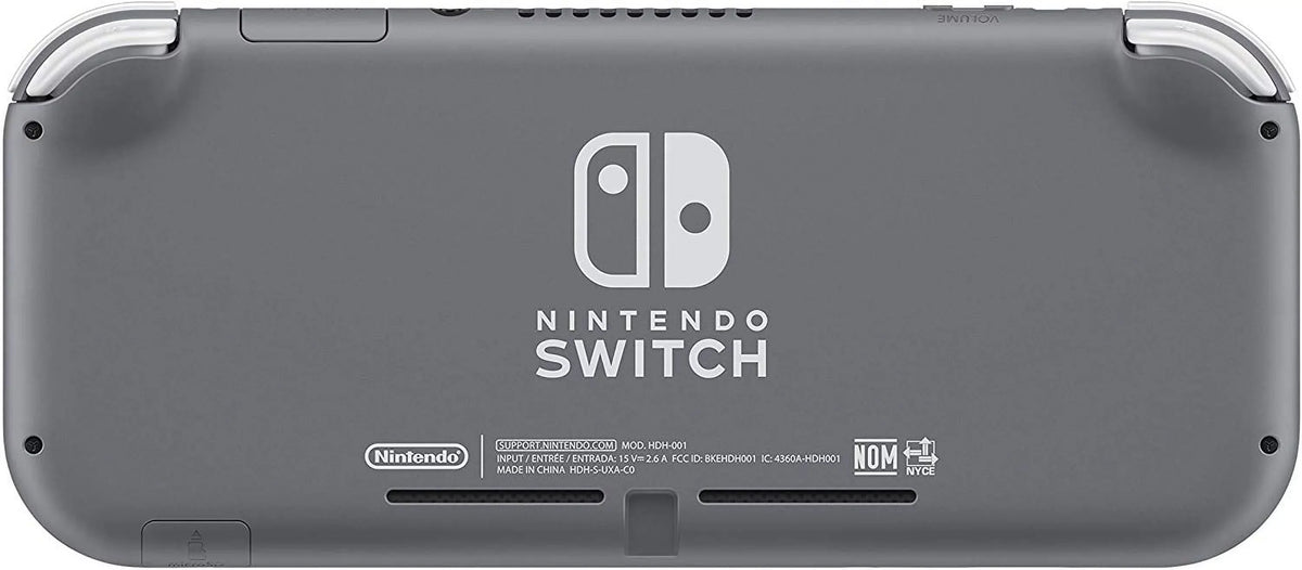 Restored Nintendo Switch Lite Gray With Power Cord (Refurbished)